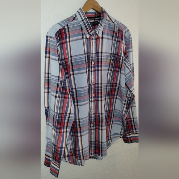 U. S. POLO ASSN. LONG-SLEEVE BUTTON-UP COLLARED SHIRT, SIZE XL, GREAT CONDITION - Picture 9 of 14